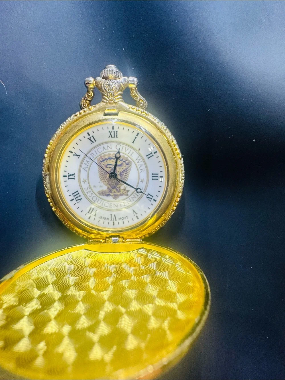 Vintage Gold Japan Movement Pocket Watch American Civil War 150 years